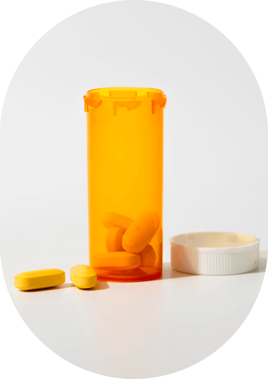 bottle of tablets